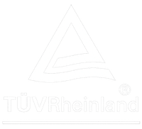 Logotipo TÜVRheinland - negativo